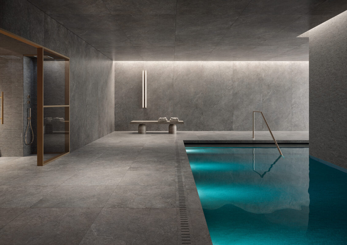 IMPRONTA_Limestone_Spa1_dark 80×80 120×278 mosaico listelli